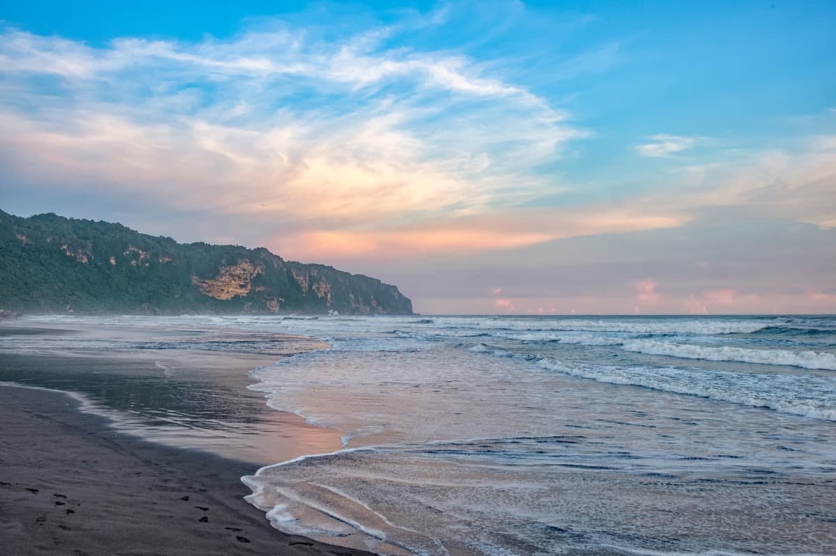La spiaggia di Parangtritis